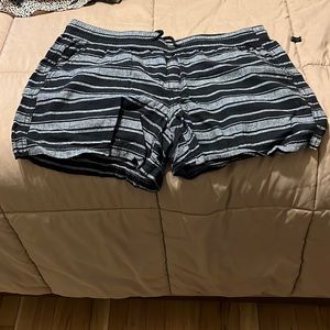 Sonoma cotton pull on shirt. Size L.  Black and grey striped.